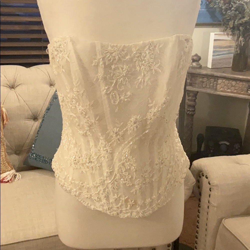 ITALIAN COUTURE Jeweled Wedding Top